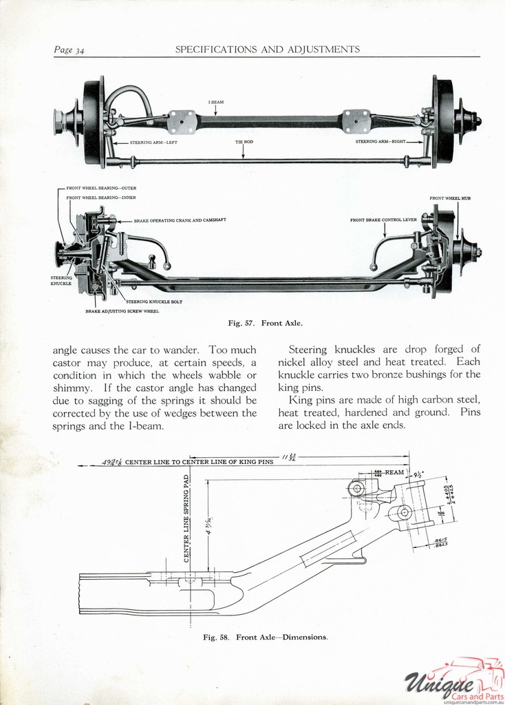 1930 Buick Marquette Specifications Booklet Page 62